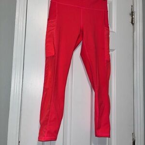 Fabletics Bright Pink Power Hold Leggings